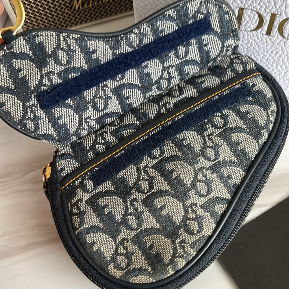 Authentic Vintage Dior Saddle Vanity Case - Picture 3 of 9